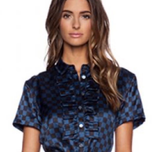 Marc by Marc Jacobs Checkerboard Silk Dress size S (us 4) - Picture 4 of 7